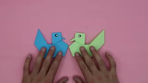 HOW TO MAKE AN ORIGAMI PAPER DUCKLING
