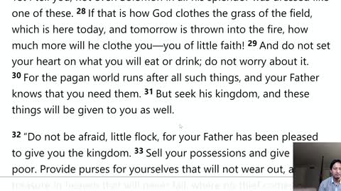 Ep 52: Luke 12, Part 3, Do not wory