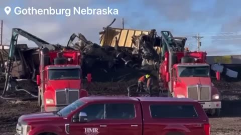 Train derailment in Gothenburg, Nebraska sparks an emergency hazmat response