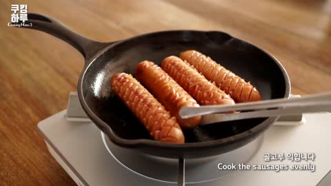 Potatoes instead of flour! Crispy and soft! Potato hot dogs! everyone likes it.