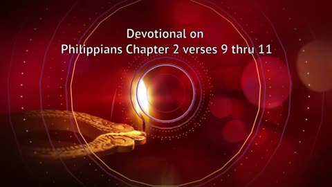 Devotional on Philippians 2:9-11