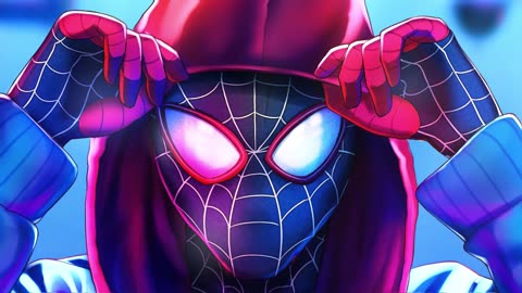 miles morales hoodie spiderman into the spiderverse live wallpaper