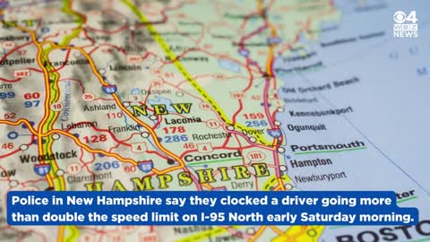 Police: Driver clocked going 137 mph on I-95 in New Hampshire