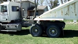 Heavy Equipment Belly Dump Truck Kept New with USA Fluid