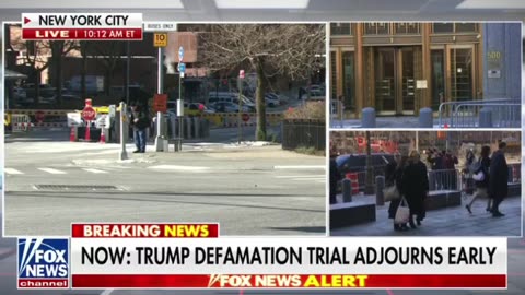 Trump defamation trial adjourns early
