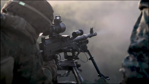 MWSS-171 Conduct an M240B Machine Gun Live Fire Training