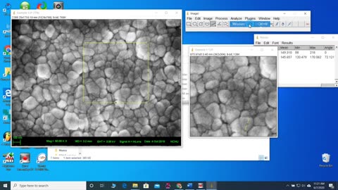 How do FESEM micrograph Analysis and Scaling of FESEM micrograph using ImageJ software