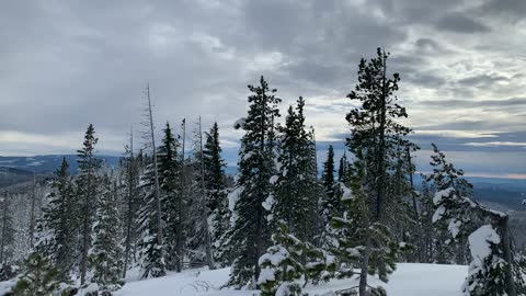 Panorama from Peak – Central Oregon – Vista Butte Sno-Park – 4K