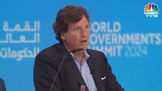 TUCKER AT "WORLD GOVERNMENTS SUMMIT 2024" FIRST DISCUSSION SINCE MEETING WITH PUTIN