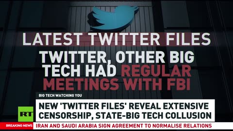 Il governo USA lavora con le Big Tech,formando un"complesso industriale di censura" rilevano i documenti rilasciati nei Twitter files in dicembre 2022 ma non è la prima inchiesta così che dicono e dietro le big tech ci sono i servizi segreti