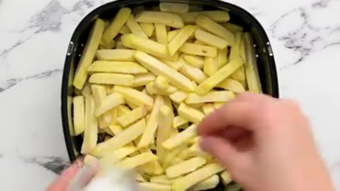 Air Fryer Frozen French Fries 🍟🍟