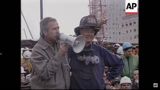 George W Bush Bullhorn Speech after 9/11