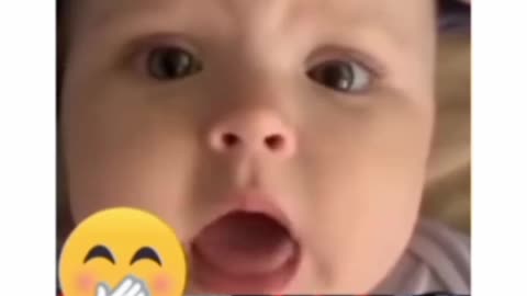 Funny video of cute baby