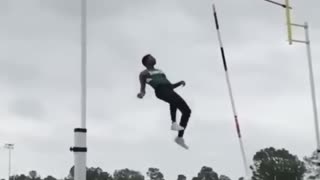 how wrong could Pole vaulting go