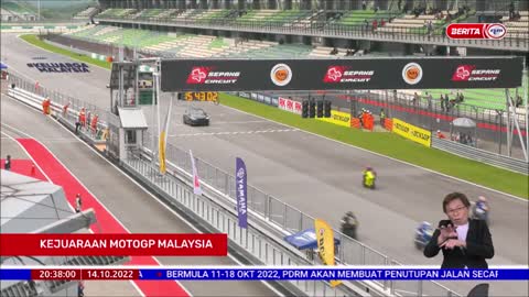 14 OKT 2022 BERITA PERDANA - KEJUARAAN MOTOGP MALAYSIA: SIC SASAR KEHADIRAN 170,000 PENONTON