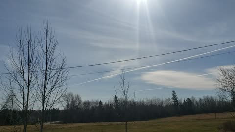 ChemTrail Poisons Pictou NS Canada April 19th 9:45am