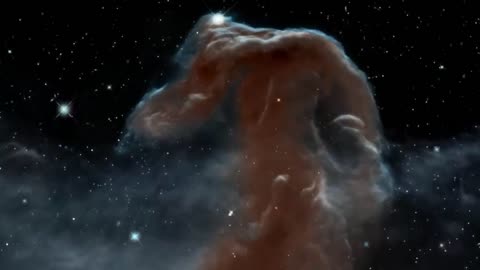 Zooming in on the Horsehead Nebula (3D)