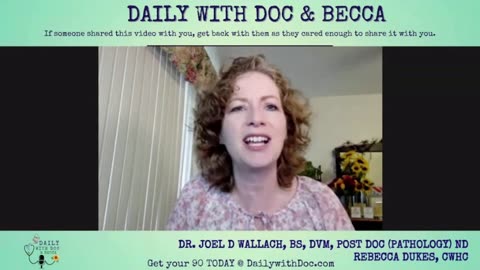 8/28/23 Replay of Dr. Joel Wallach - Excited to Save the World - Daily with Doc and Becca 6/05/2023