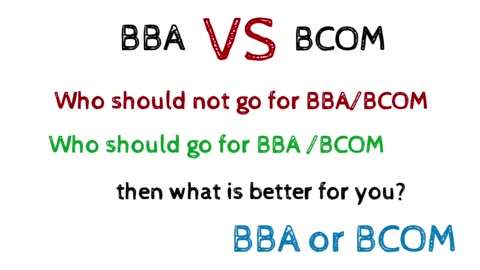 BBA vs Bcom - What is Better for YOU after 12th (IN PAKISTAN) bcom vs bba difference, fees scope