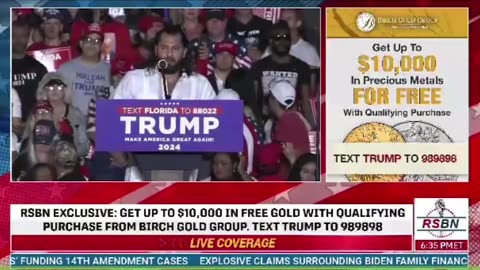 UFC fighter Jorge Masvidal leads Hialeah crowd in “LET’S GO BRANDON” chant at Trump