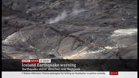 Warnings for Fagradalsfjall volcano after thousands of tremors (Iceland) - BBC News - 27 Dec. 2021