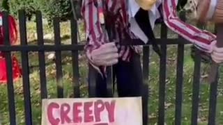 Creepy Joe Biden Halloween Display