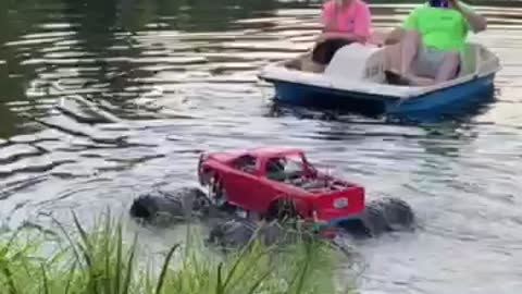 Primal RC Raminator Goes Swimming