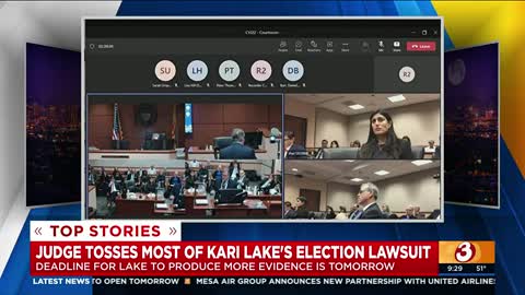 Judge dismisses most of Kari Lake's election lawsuit