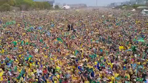 Over 1 M people praying the Lord’s Prayer in Brazil with President Bolsonaro