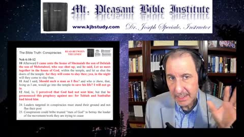 Tuesday Night Prophecy (11/22/22)- Sanballat, Tobiah, & Geshem's Conspiracy Against Nehemiah (Pt.9)