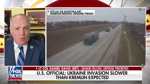 Russia invasion into Ukraine slower than Kremlin expected according to US official - Fox News Video