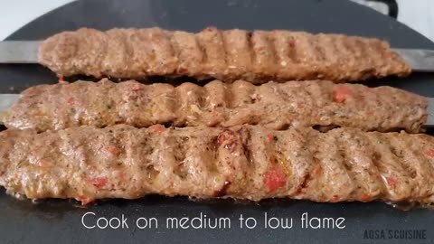 TURKISH ADANA KEBAB RECIPE | TURKISH KEBAB WITHOUT GRILL