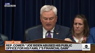 MAJOR: Comer Opens Up The Biden Impeachment Inquiry With Statement