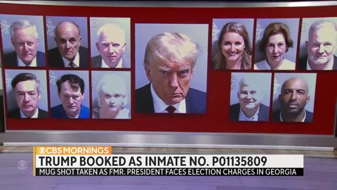 Trump booked in Georgia jail on 2020 election charges