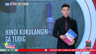 Suplay ng tubig sa Metro Manila, hindi kukulangin sa gitna ng El Niño —MWSS