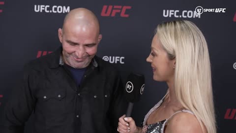 Glover Teixeira reacts to Jan Blachowicz v Magomed Ankalaev at UFC 282 Post-fight interview