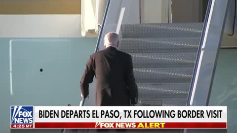 Biden boards Air Force One to head to Mexico City following his visit to El Paso