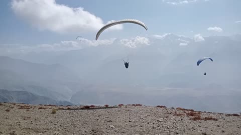 Paragliding in Zaini Pass Upper Chitral Pakistan