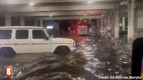 Florida Drivers Attempt to Drive in Massively High Floodwaters