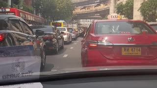 Traffic in Bangkok, Thailand