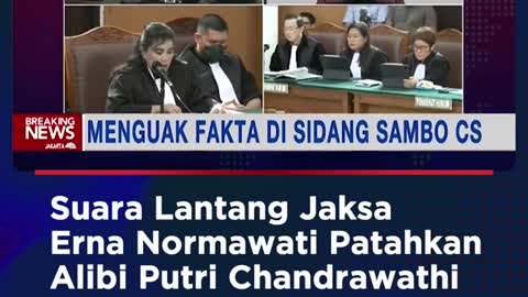 Suara Lantang JaksaErna Normawati PatahkanAlibi Putri Chandrawathi