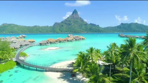 Island destinations series : Bora Bora the CLEAREST water in the world!