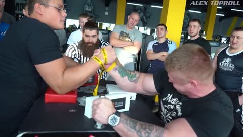 20 YEARS OLD ARM WRESTLING CHAMPION