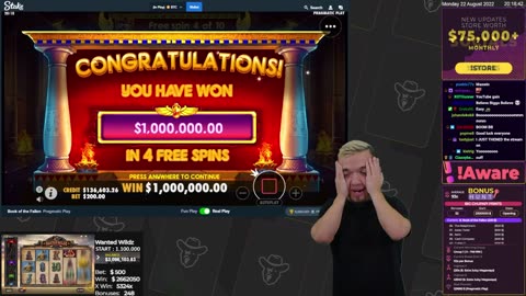 INSANE MAX WIN ON BOOK OF THE FALLEN SLOT! FULLSCREEN BEST SYMBOL!