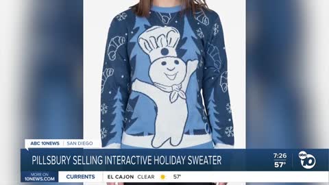 Pillsbury selling interactive holiday sweater
