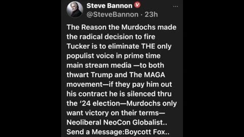 Steve Bannon - Murdochs