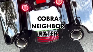 The Loudest Exhaust for Harley might not be the best for you Cobra Neighbor Haters Install and Sound