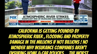 Atmospheric River causing havoc and damage to California.