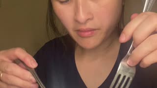 Asmr Mukbang Pork Ribs with Red Rice