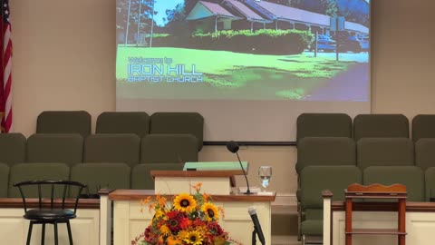 11/12/2023. Iron Hill Baptist Church Morning Worship: Pastor Dan Guider preaching. 11AM EST